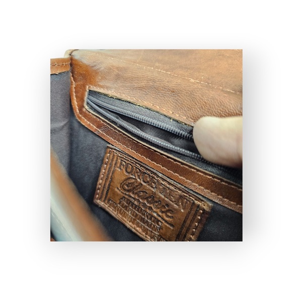 Force Ten Classic Authentic Handmade Tooled Leather Purse - Silver Buckle - Picture 7 of 7